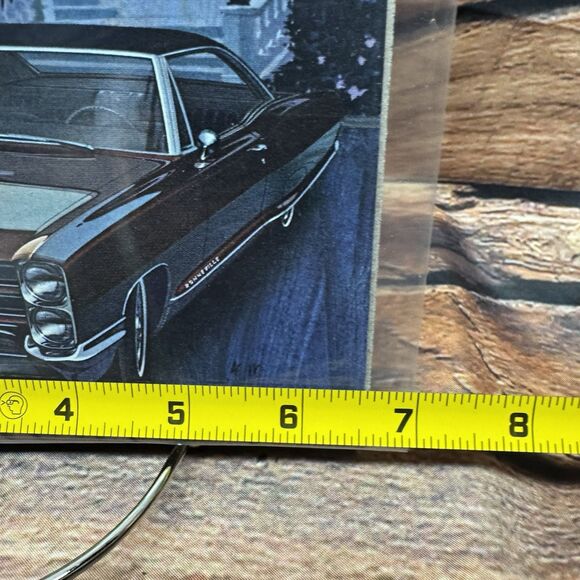 1966 Pontiac Bonneville Original Vintage Print Ad Classic Car Wide-Track GM - Picture 4 of 5